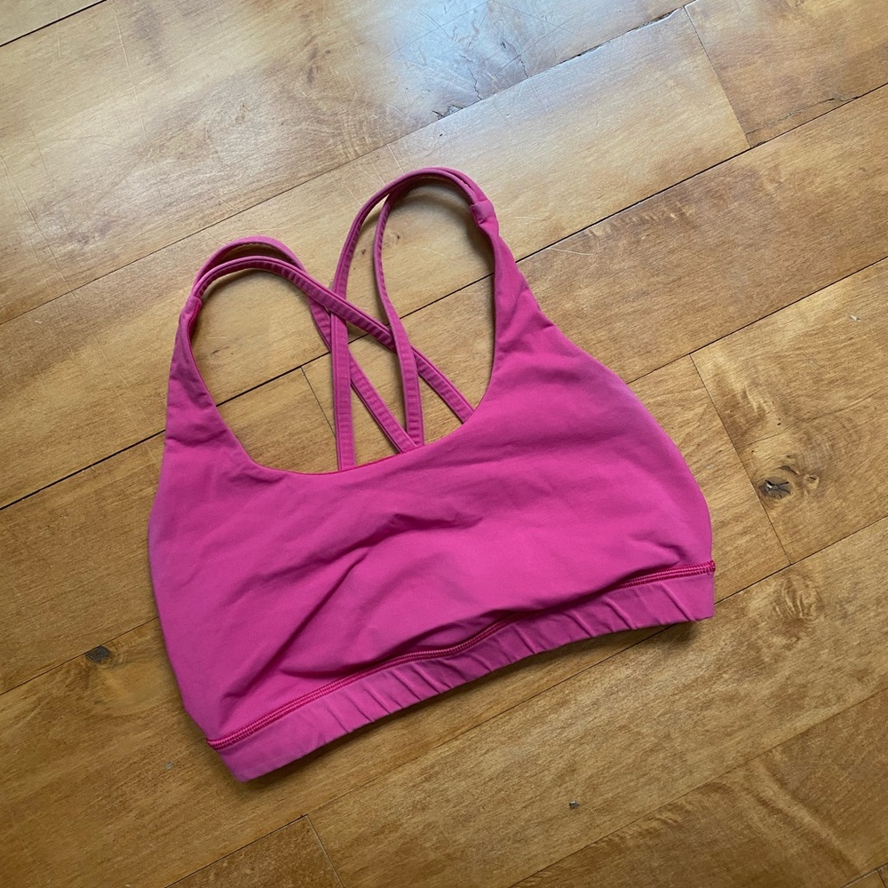 Women's Pink Lululemon Sports Bra